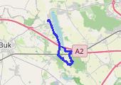Trasa z dnia 2020-03-29 13:00 - mapa trasy gps - rower górski
