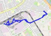 Trasa z dnia 2020-03-30 17:52 - mapa trasy gps - rower szosowy