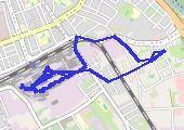 Trasa z dnia 2020-04-03 14:20 - mapa trasy gps - rower szosowy