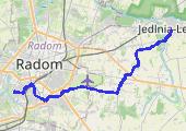 Trasa z dnia 2020-04-08 07:20 - mapa trasy gps - rower szosowy