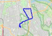 Trasa z dnia 2020-04-08 18:24 - mapa trasy gps - rower szosowy