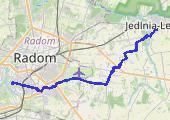 Trasa z dnia 2020-04-09 17:05 - mapa trasy gps - rower szosowy