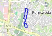 Trasa z dnia 2020-04-12 15:30 - mapa trasy gps - marsz