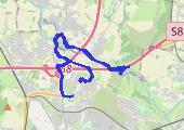 Trasa z dnia 2020-04-11 17:29 - mapa trasy gps - rower górski