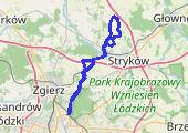 13042020_Lodz_Gozdow - mapa trasy gps - rower szosowy