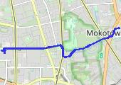 Trasa z dnia 2020-04-15 22:32 - mapa trasy gps - rower szosowy