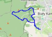 Trasa z dnia 2020-04-18 14:04 - mapa trasy gps - jazda konna
