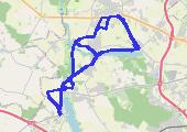 Trasa z dnia 2020-04-18 18:02 - mapa trasy gps - rower górski