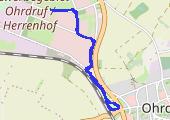 spacer - mapa trasy gps - marsz
