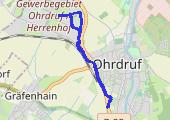 spacer - mapa trasy gps - marsz