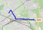 Trasa z dnia 2020-04-26 11:20 - mapa trasy gps - nordic walking