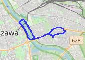 Trasa z dnia 2020-04-26 16:36 - mapa trasy gps - rower szosowy