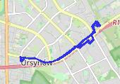 Trasa z dnia 2020-04-29 21:05 - mapa trasy gps - rower miejski