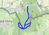 Majówka na Srebrnej i Biskupiej Kopie - mapa trasy gps - marsz