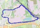 Trasa z dnia 2020-05-03 09:45 - mapa trasy gps - bieganie