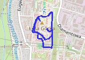 spacer z psem - mapa trasy gps - spacer