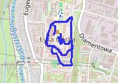 spacer z psem - mapa trasy gps - spacer