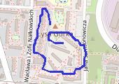 spacer z psem - mapa trasy gps - spacer
