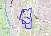 spacer z psem - mapa trasy gps - spacer