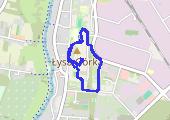 spacer z psem - mapa trasy gps - spacer