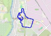 spacer z psem - mapa trasy gps - spacer
