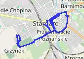 Trasa z dnia 2020-05-09 13:52 - mapa trasy gps - rower miejski