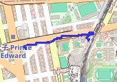 Trasa z dnia 2019-11-25 20:55 - mapa trasy gps - spacer