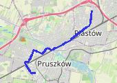 Trening 20200510 2 - mapa trasy gps - rower trekkingowy