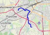 Trasa z dnia 2020-05-16 16:05 - mapa trasy gps - rower trekkingowy