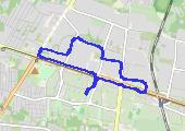 Trasa z dnia 2020-05-17 12:22 - mapa trasy gps - bieganie
