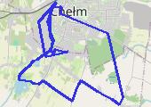 Trasa z dnia 2013-08-04 19:14 - mapa trasy gps - rower miejski