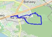 Lasek na Skarpie - mapa trasy gps - spacer