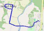 Jacek, Trzebień mały - mapa trasy gps - bieganie