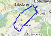 5 km 21:01 st 4:12 mt 4:01 - Rakowice - mapa trasy gps - bieganie