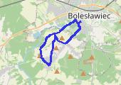 10 km Nowy rekord 44:43, st 4:28 - mapa trasy gps - bieganie
