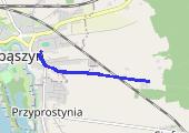 5 km 21:04 st 4:13 - Zbąszyń - Leśne domki - mapa trasy gps - bieganie
