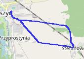 Leśne Domki, Stefanowo - mapa trasy gps - bieganie