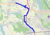 Trasa z dnia 2013-08-05 18:32 - mapa trasy gps - rower szosowy