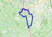 Trasa z dnia 2020-07-03 21:48 - mapa trasy gps - rower trekkingowy