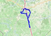 Trasa z dnia 2020-07-05 21:19 - mapa trasy gps - rower trekkingowy