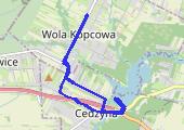 Trasa z dnia 2020-03-27 21:20 - mapa trasy gps - rower trekkingowy