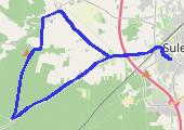 Trasa z dnia 2020-07-07 19:21 - mapa trasy gps - rower trekkingowy
