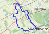 rower - mapa trasy gps - rower szosowy