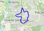 Trasa z dnia 2020-07-13 18:21 - mapa trasy gps - bieganie