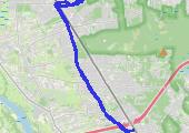 Trasa z dnia 2020-07-15 20:40 - mapa trasy gps - rower szosowy