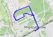 Trasa z dnia 2020-07-17 18:45 - mapa trasy gps - nordic walking