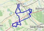 rower - mapa trasy gps - rower szosowy