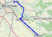 Trasa z dnia 2020-07-18 18:45 - mapa trasy gps - rower szosowy