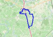 Trasa z dnia 2020-07-18 21:23 - mapa trasy gps - rower trekkingowy