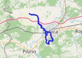 Trasa z dnia 2020-07-19 15:55 - mapa trasy gps - rower trekkingowy